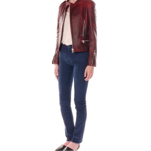 MOTHER High Waisted Navy Rascal Someone Else's Fairytale Corduroy Pants Size 29 - Picture 8 of 8